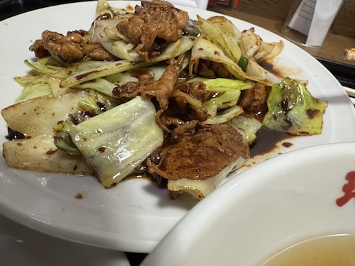 珍来 単品の回鍋肉（750円）