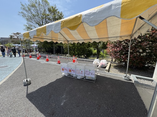 浦安市民まつり ごみ収集場所