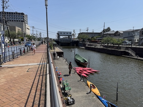 浦安市民まつり カヌー体験コーナー