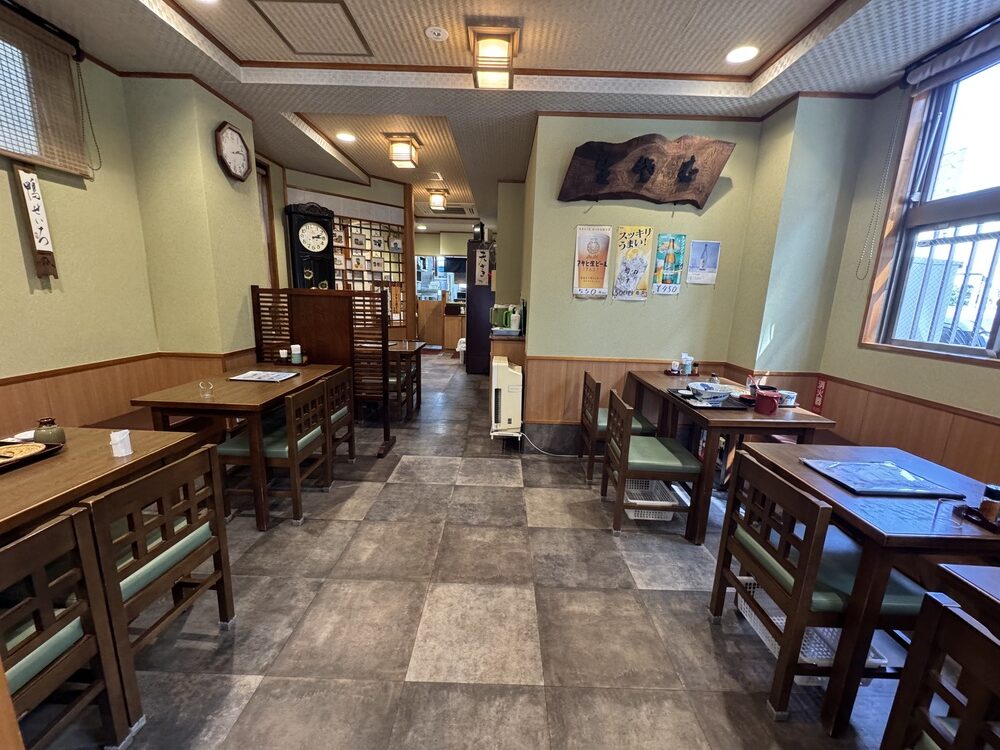 長寿庵（ちょうじゅあん）店内の様子