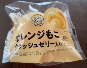 セブンイレブンのオレンジもこ クラッシュゼリー入り