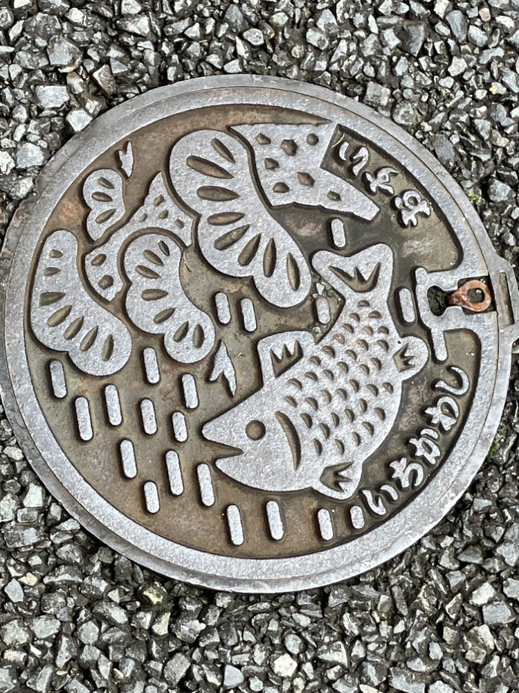 南行徳公園の近くで見つけた小さめサイズのマンホール