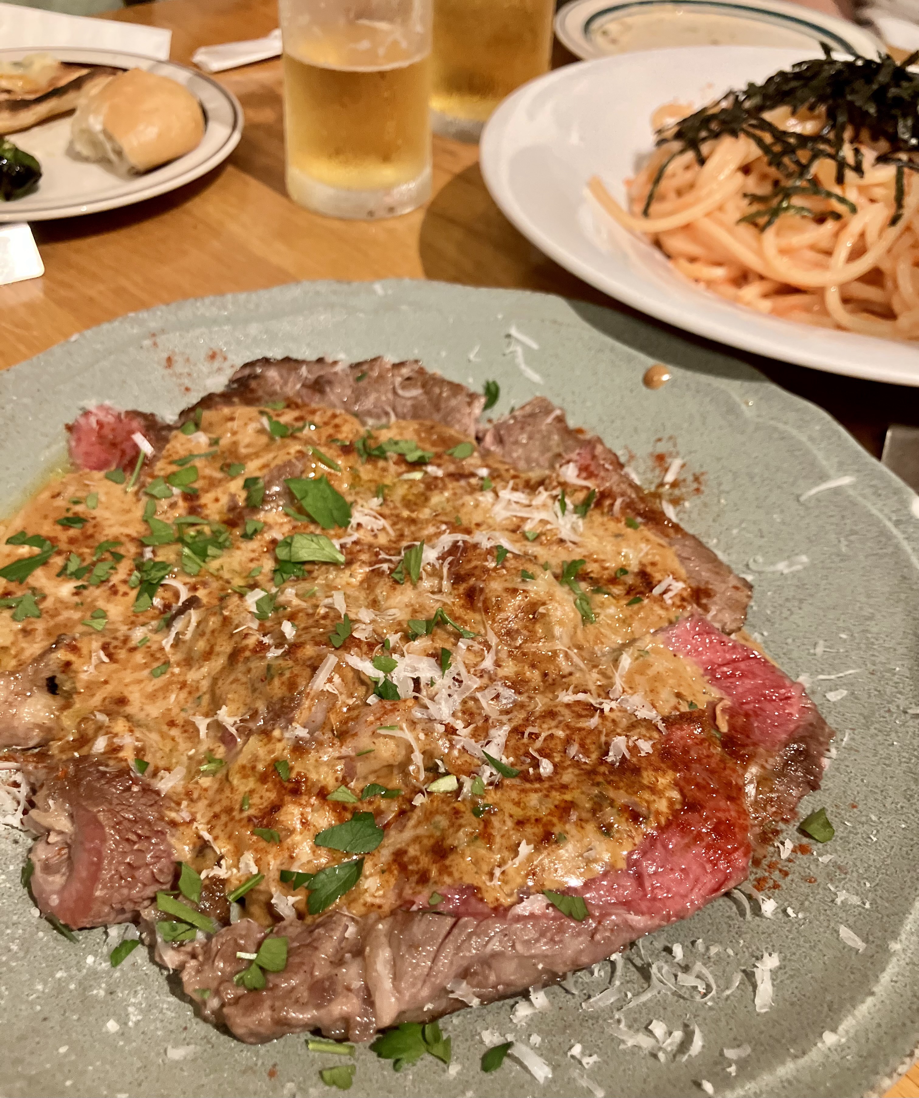 旬の野菜たっぷりのイタリアン料理