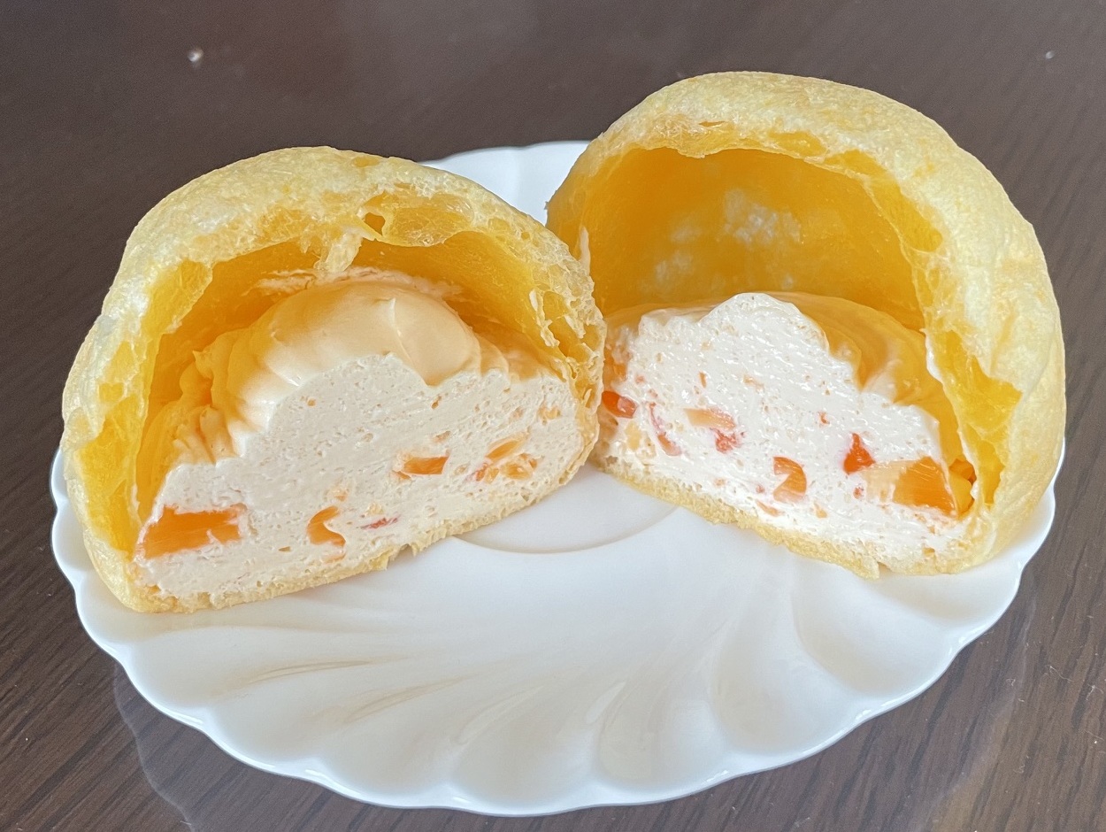 セブンイレブンのオレンジもこ クラッシュゼリー入り