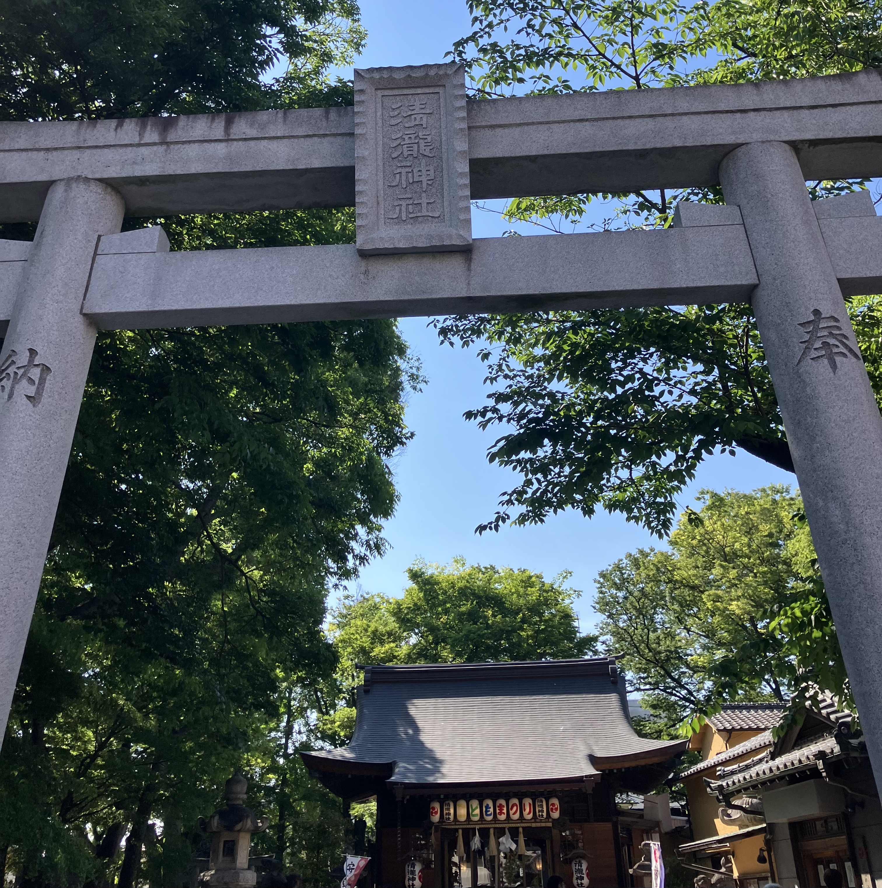 新緑の清瀧神社