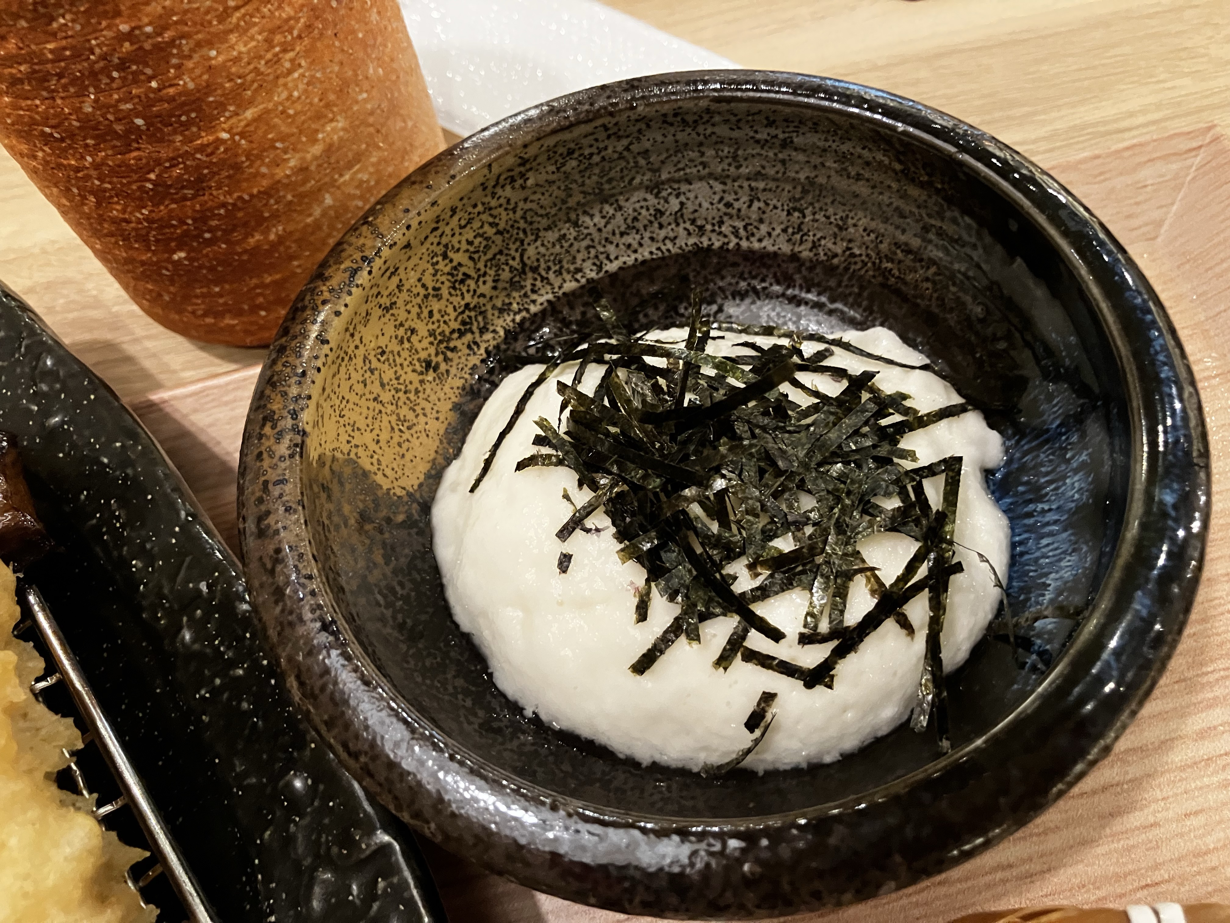 焼鳥 蕎麦 二尺五寸 マーヴ浦安店のとり天もりそば