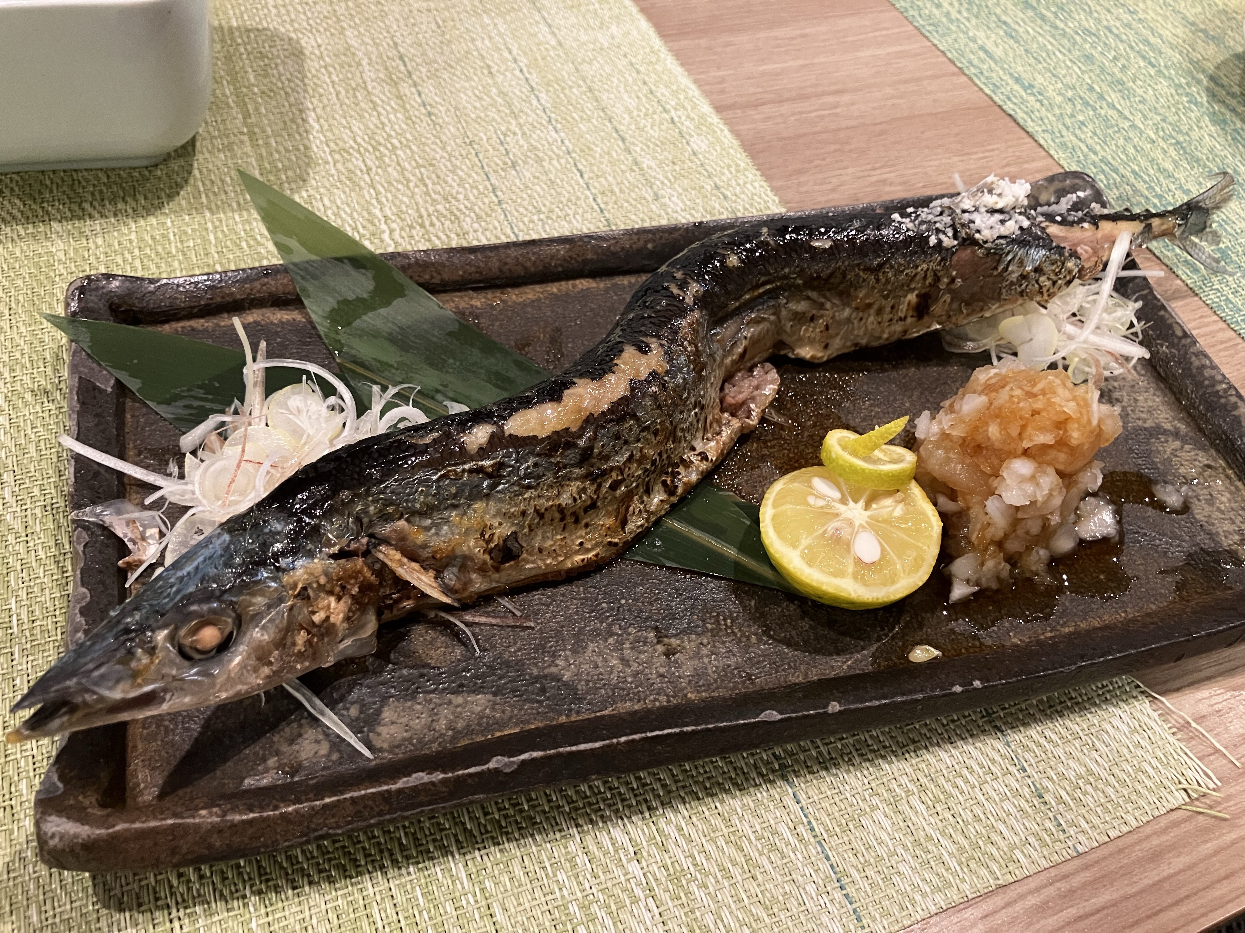初さんま、いただきました🐟🍶