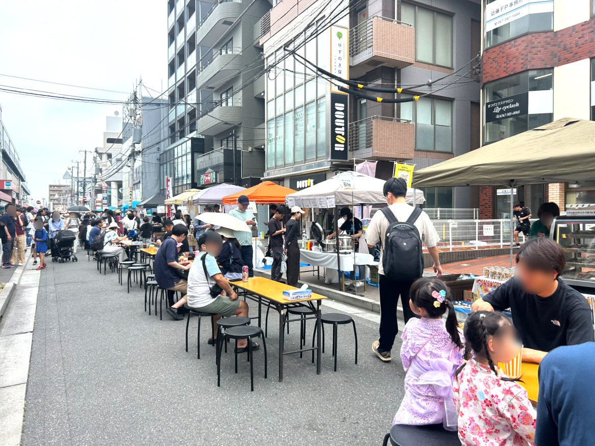 南行ホコ天（南行徳ホコ天）の会場の様子