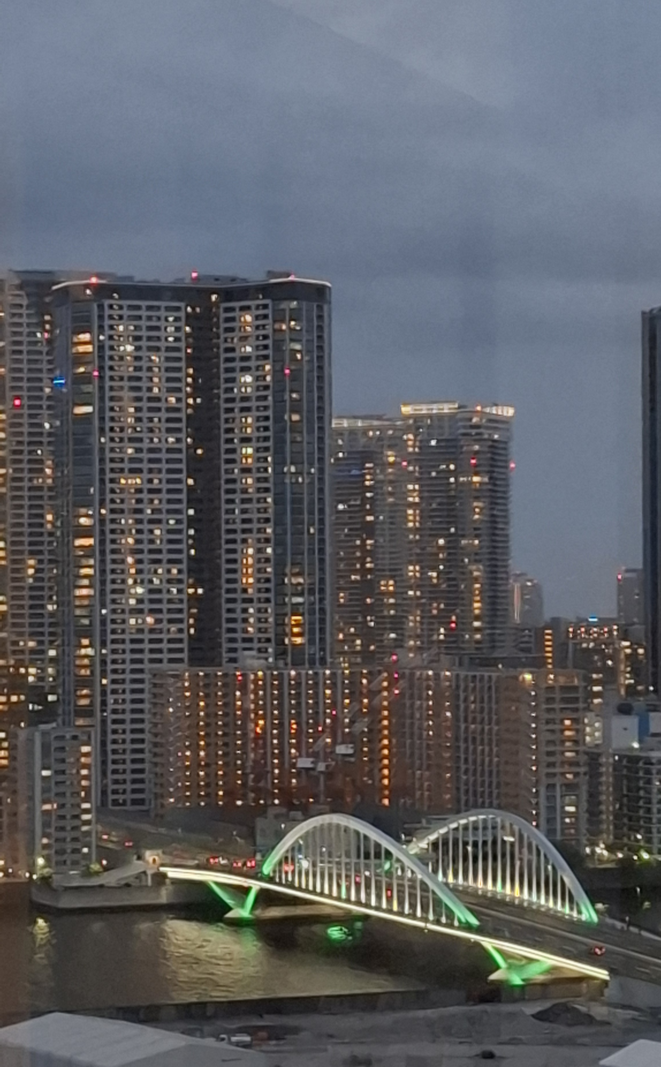 トワイライトタイムの夜景