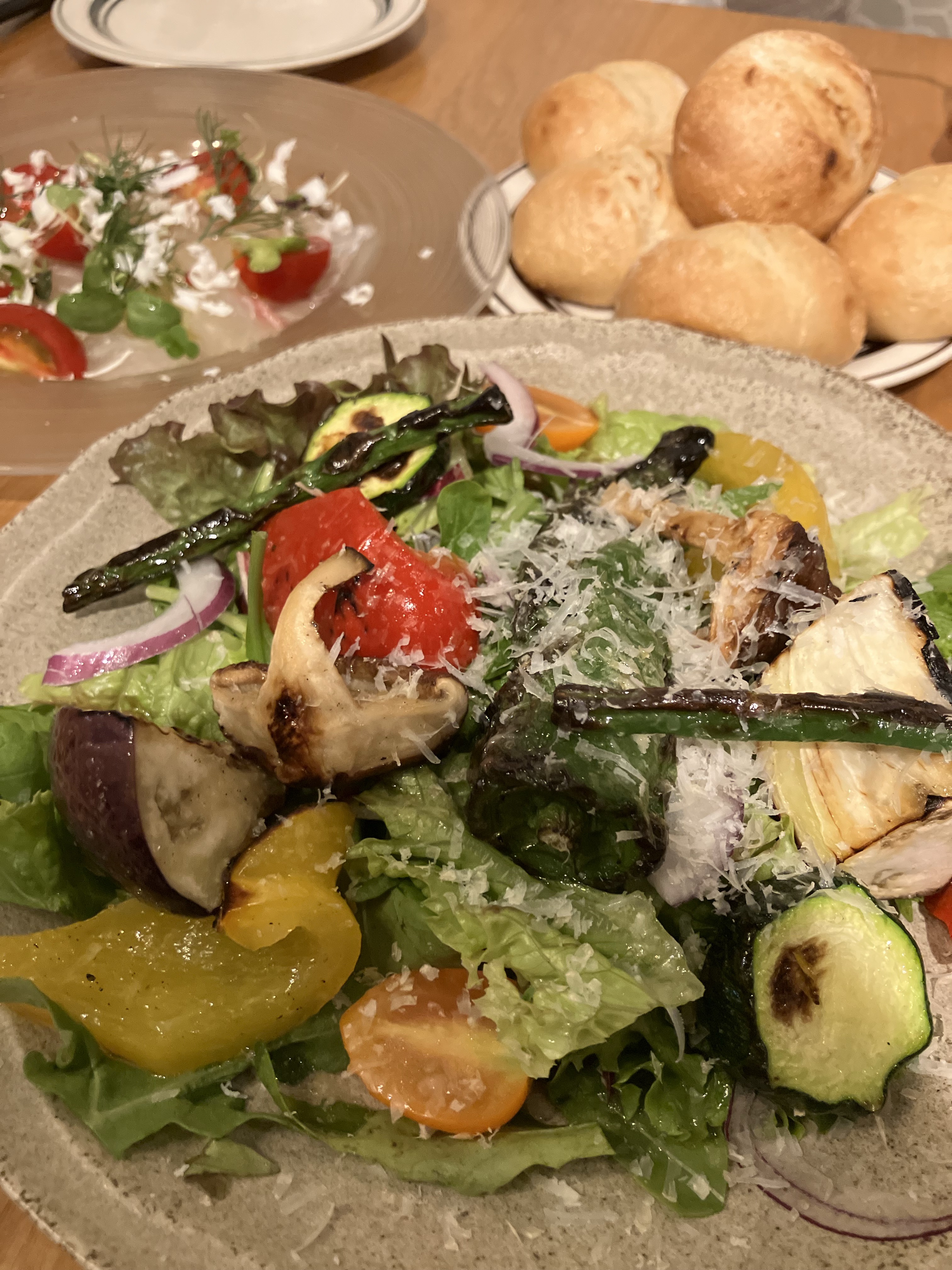 旬の野菜たっぷりのイタリアン料理